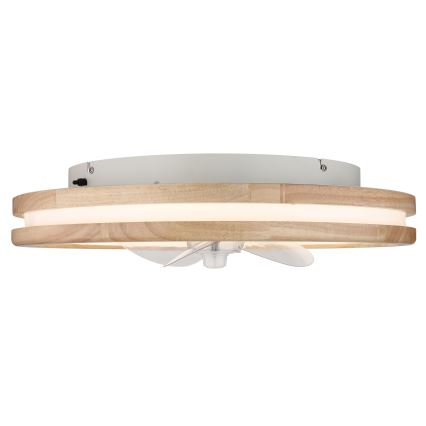 Globo - LED Pritemdomas lubinis šviestuvas su ventiliatoriumi LED/30W/230V 2700-6500K ruda + nuotolinio valdymo pultas
