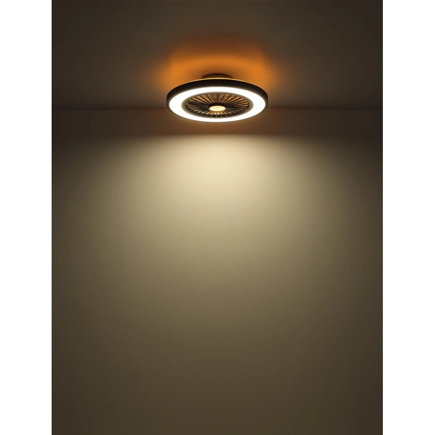Globo - LED reguliuojamas lubų ventiliatorius LED/45W/230V 3000-6500K + nuotolinis valdymas