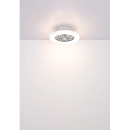 Globo - LED Reguliuojamas lubinis ventiliatorius LED/40W/230V 3000-6500K + nuotolinio valdymo pultas