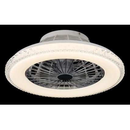 Globo - LED Reguliuojamas lubinis ventiliatorius LED/40W/230V 3000-6500K + nuotolinio valdymo pultas