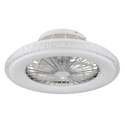 Globo - LED Reguliuojamas lubinis ventiliatorius LED/40W/230V 3000-6500K + nuotolinio valdymo pultas