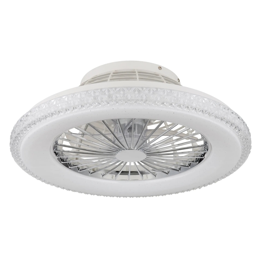 Globo - LED Reguliuojamas lubinis ventiliatorius LED/40W/230V 3000-6500K + nuotolinio valdymo pultas