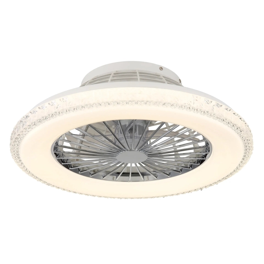 Globo - LED Reguliuojamas lubinis ventiliatorius LED/40W/230V 3000-6500K + nuotolinio valdymo pultas