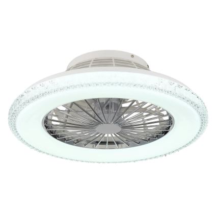 Globo - LED Reguliuojamas lubinis ventiliatorius LED/40W/230V 3000-6500K + nuotolinio valdymo pultas