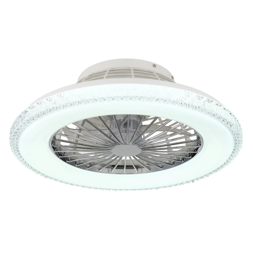 Globo - LED Reguliuojamas lubinis ventiliatorius LED/40W/230V 3000-6500K + nuotolinio valdymo pultas