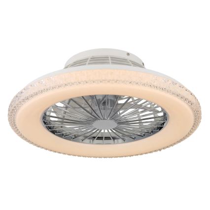 Globo - LED Reguliuojamas lubinis ventiliatorius LED/40W/230V 3000-6500K + nuotolinio valdymo pultas