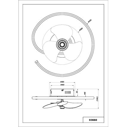 Globo - LED reguliuojamas lubų ventiliatorius LED/30W/230V 2700-6500K + nuotolinio valdymo pultas