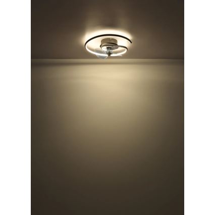 Globo - LED Reguliuojamas lubinis ventiliatorius LED/30W/230V 2700-6500K + nuotolinio valdymo pultas