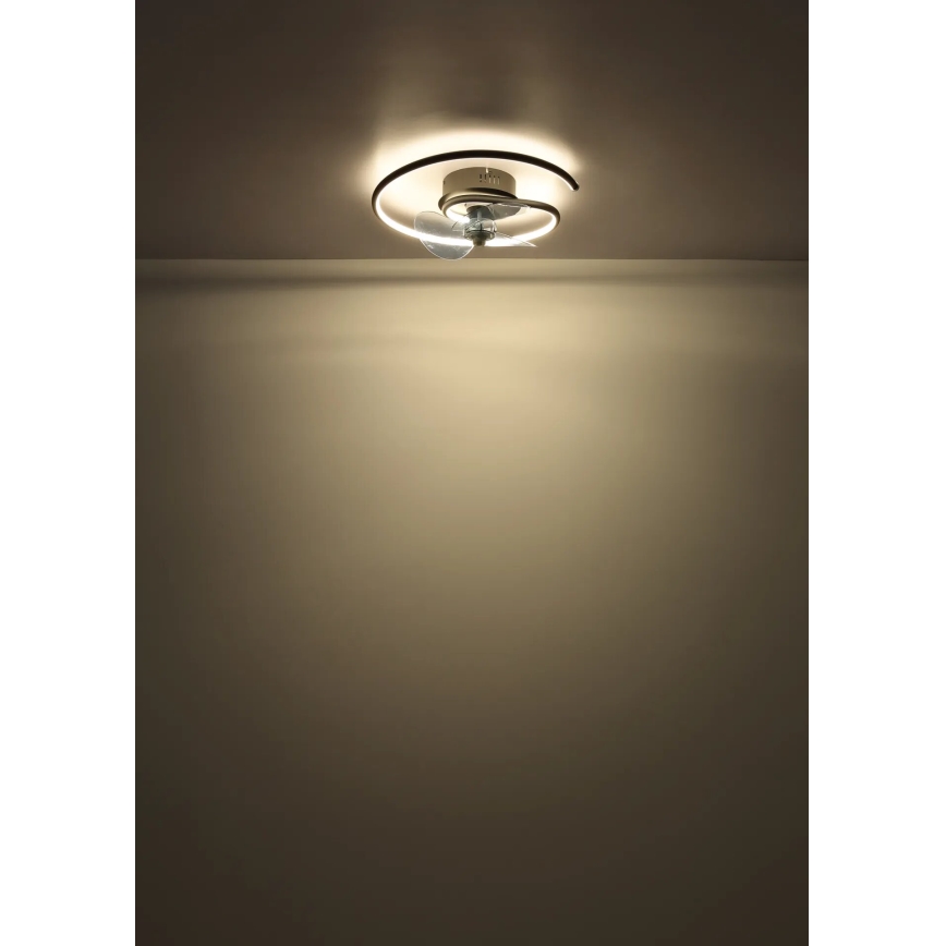 Globo - LED Reguliuojamas lubinis ventiliatorius LED/30W/230V 2700-6500K + nuotolinio valdymo pultas