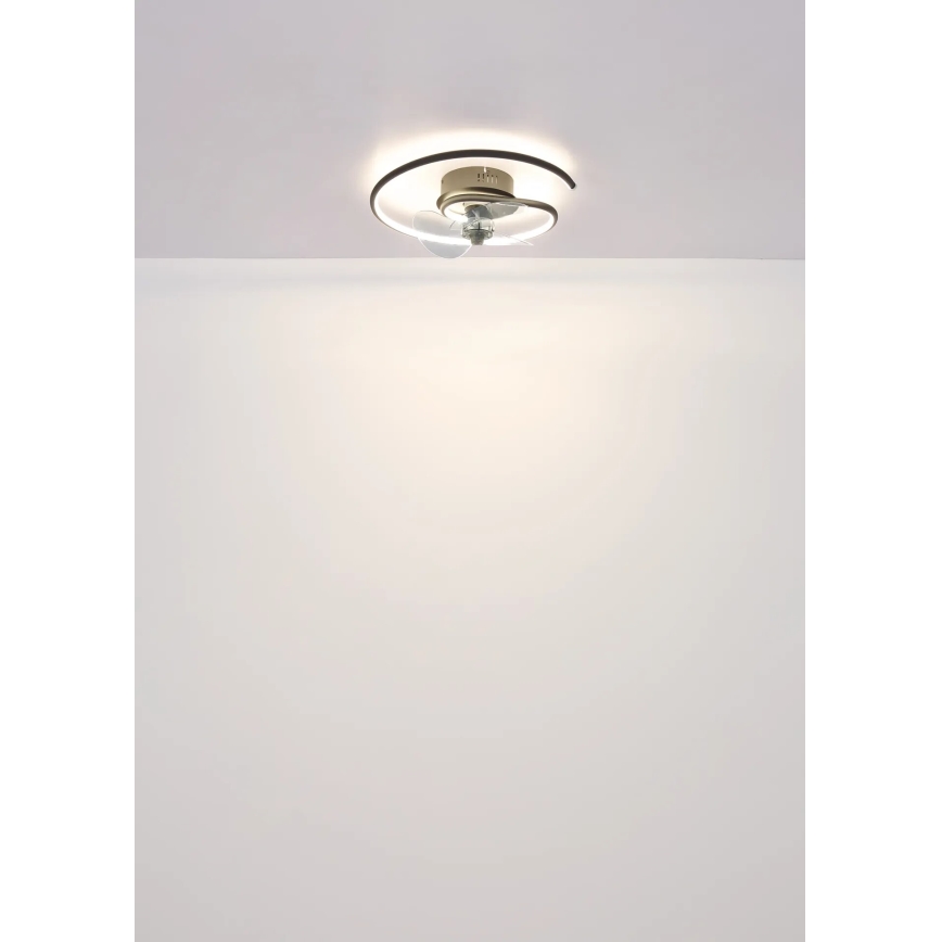 Globo - LED Reguliuojamas lubinis ventiliatorius LED/30W/230V 2700-6500K + nuotolinio valdymo pultas