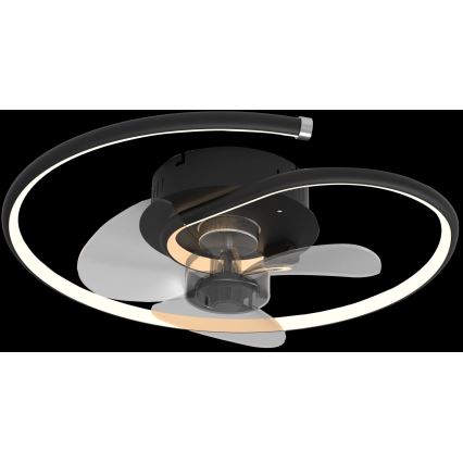 Globo - LED Reguliuojamas lubinis ventiliatorius LED/30W/230V 2700-6500K + nuotolinio valdymo pultas