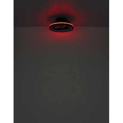 Globo - LED RGB Pritemdomas lubinis ventiliatorius LED/40W/230V 2700-6500K + nuotolinio valdymo pultas