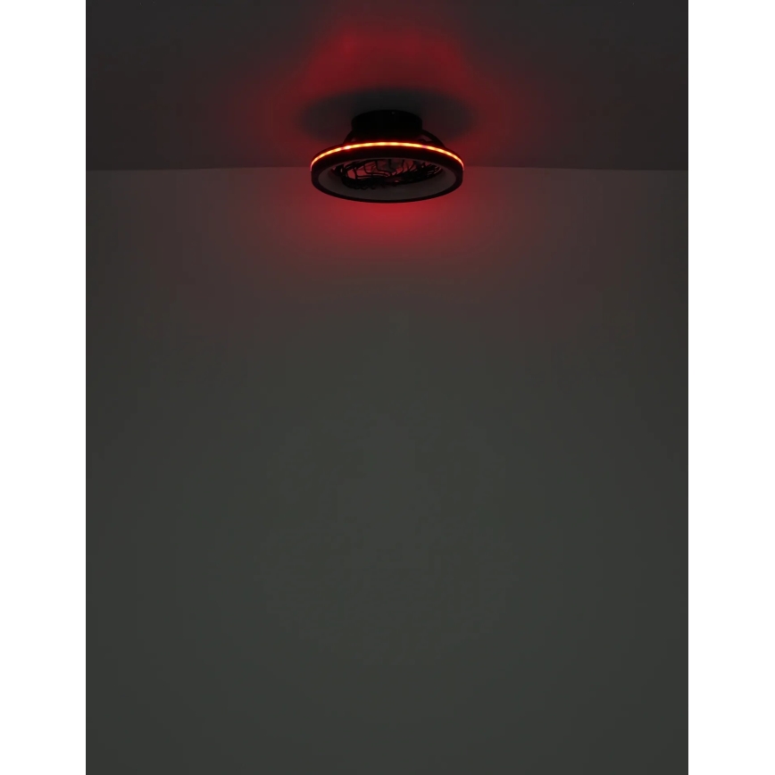 Globo - LED RGB Pritemdomas lubinis ventiliatorius LED/40W/230V 2700-6500K + nuotolinio valdymo pultas