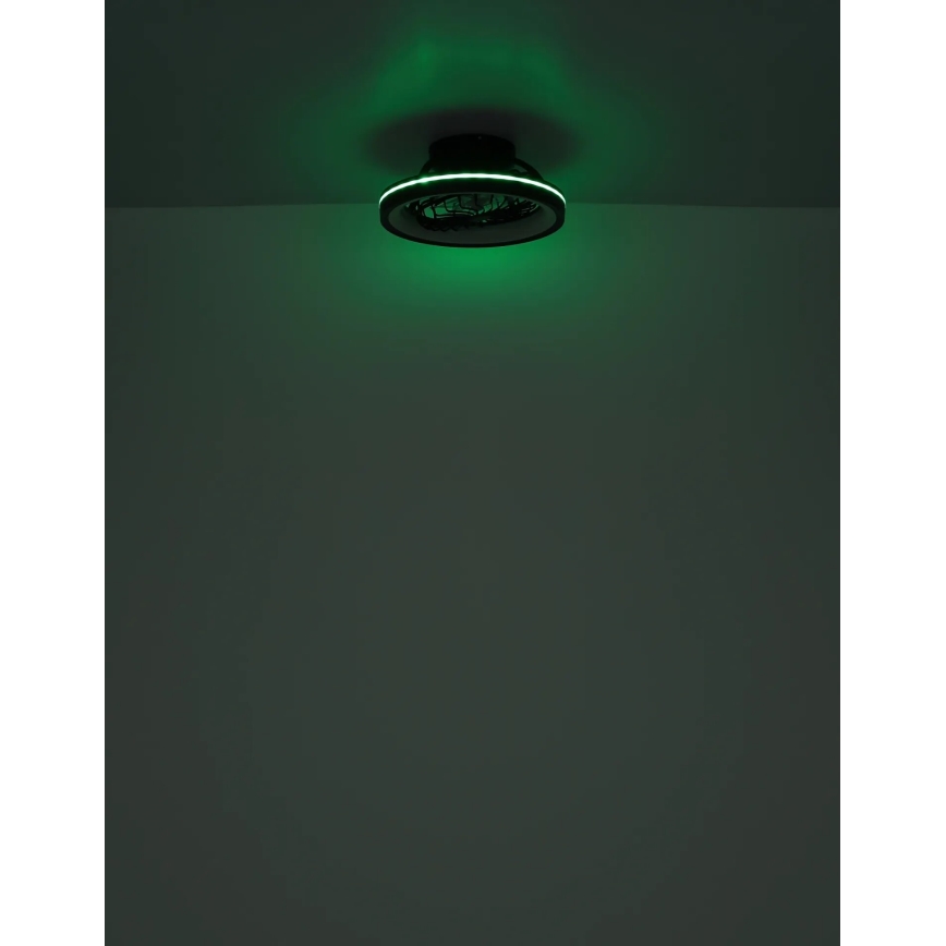 Globo - LED RGB Pritemdomas lubinis ventiliatorius LED/40W/230V 2700-6500K + nuotolinio valdymo pultas