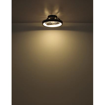 Globo - LED RGB Pritemdomas lubinis ventiliatorius LED/40W/230V 2700-6500K + nuotolinio valdymo pultas