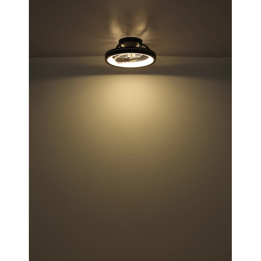 Globo - LED RGB Pritemdomas lubinis ventiliatorius LED/40W/230V 2700-6500K + nuotolinio valdymo pultas
