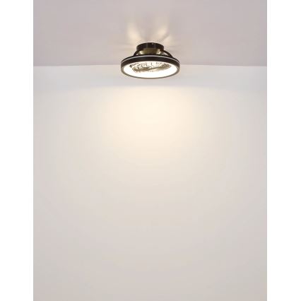 Globo - LED RGB Pritemdomas lubinis ventiliatorius LED/40W/230V 2700-6500K + nuotolinio valdymo pultas