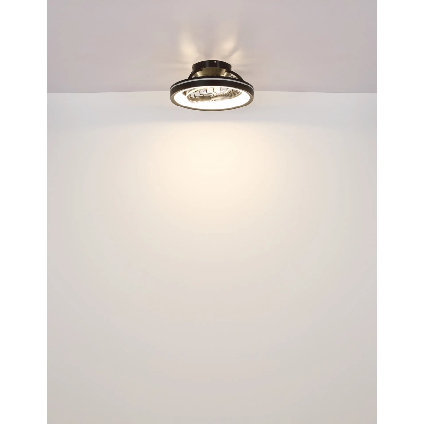 Globo - LED RGB Pritemdomas lubinis ventiliatorius LED/40W/230V 2700-6500K + nuotolinio valdymo pultas