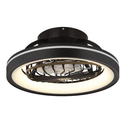 Globo - LED RGB Pritemdomas lubinis ventiliatorius LED/40W/230V 2700-6500K + nuotolinio valdymo pultas