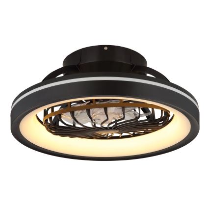 Globo - LED RGB Pritemdomas lubinis ventiliatorius LED/40W/230V 2700-6500K + nuotolinio valdymo pultas