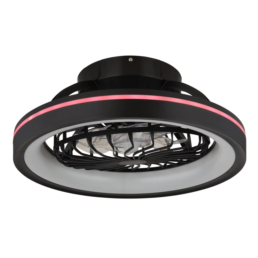 Globo - LED RGB Pritemdomas lubinis ventiliatorius LED/40W/230V 2700-6500K + nuotolinio valdymo pultas