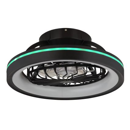 Globo - LED RGB Pritemdomas lubinis ventiliatorius LED/40W/230V 2700-6500K + nuotolinio valdymo pultas