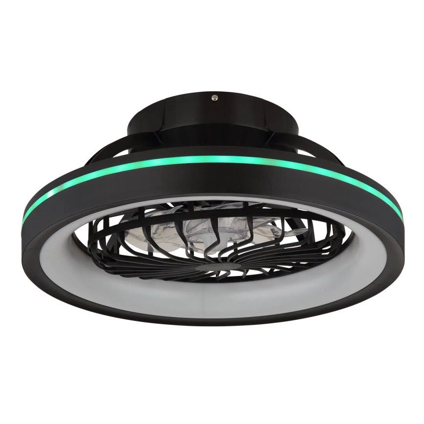 Globo - LED RGB Pritemdomas lubinis ventiliatorius LED/40W/230V 2700-6500K + nuotolinio valdymo pultas
