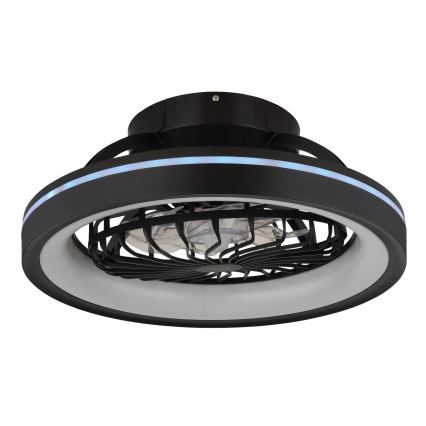 Globo - LED RGB Pritemdomas lubinis ventiliatorius LED/40W/230V 2700-6500K + nuotolinio valdymo pultas