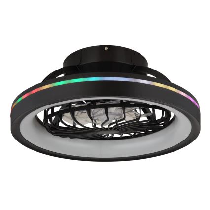 Globo - LED RGB Pritemdomas lubinis ventiliatorius LED/40W/230V 2700-6500K + nuotolinio valdymo pultas