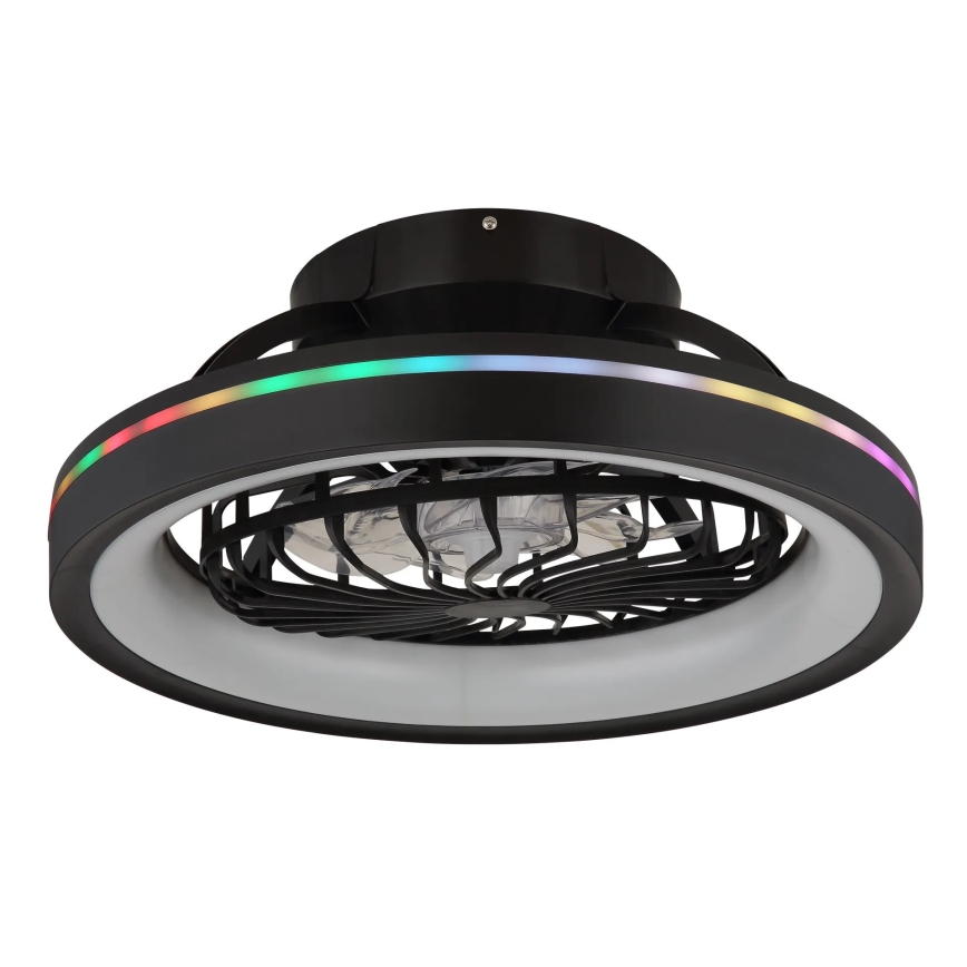 Globo - LED RGB Pritemdomas lubinis ventiliatorius LED/40W/230V 2700-6500K + nuotolinio valdymo pultas