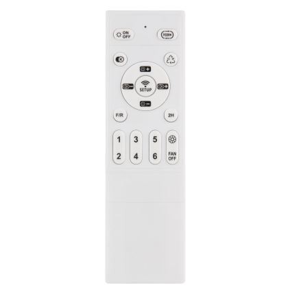 Globo - LED RGB Pritemdomas lubinis ventiliatorius LED/40W/230V 2700-6500K + nuotolinio valdymo pultas