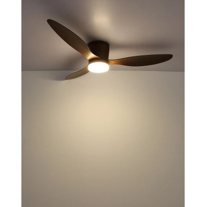 Globo - LED reguliuojamas lubų ventiliatorius LED/20W/230V 3000-6500K + nuotolinio valdymo pultas