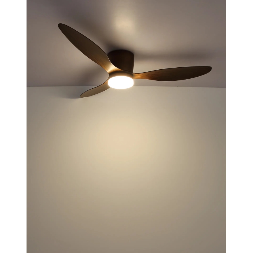 Globo - LED reguliuojamas lubų ventiliatorius LED/20W/230V 3000-6500K + nuotolinio valdymo pultas