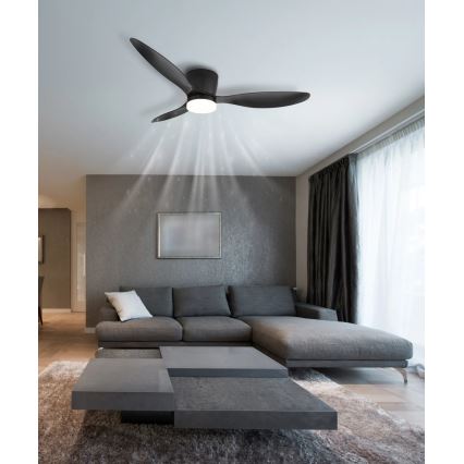 Globo - LED reguliuojamas lubų ventiliatorius LED/20W/230V 3000-6500K + nuotolinio valdymo pultas