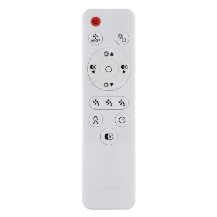 Globo - Dimeriuojamas LED lubinis ventiliatorius LED/36W/230V 2700-6000K juodas + nuotolinis valdymas