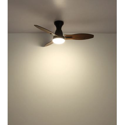Globo - LED Reguliuojamas lubinis ventiliatorius LED/22W/230V 3000/4500/6000K + nuotolinio valdymo pultas