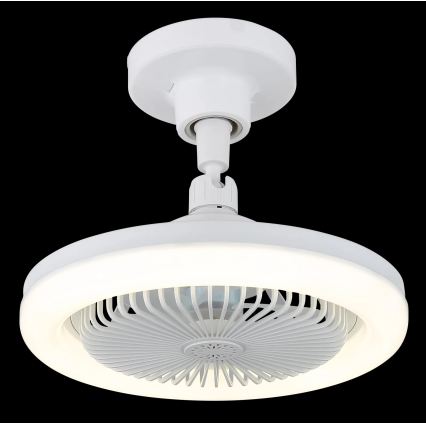 Globo - LED reguliuojamas lubinis ventiliatorius LED/20W/230V 3000-6500K balta + nuotolinis valdymas