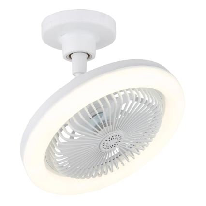 Globo - LED reguliuojamas lubinis ventiliatorius LED/20W/230V 3000-6500K balta + nuotolinis valdymas