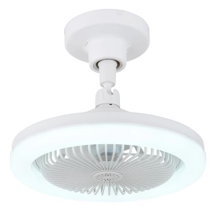 Globo - LED reguliuojamas lubinis ventiliatorius LED/20W/230V 3000-6500K balta + nuotolinis valdymas
