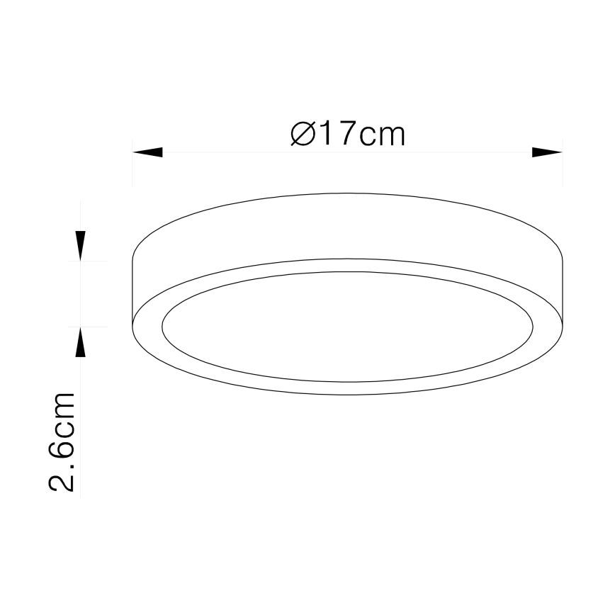 Globo  - LED Reguliuojamas vonios šviestuvas LED/22W/230V