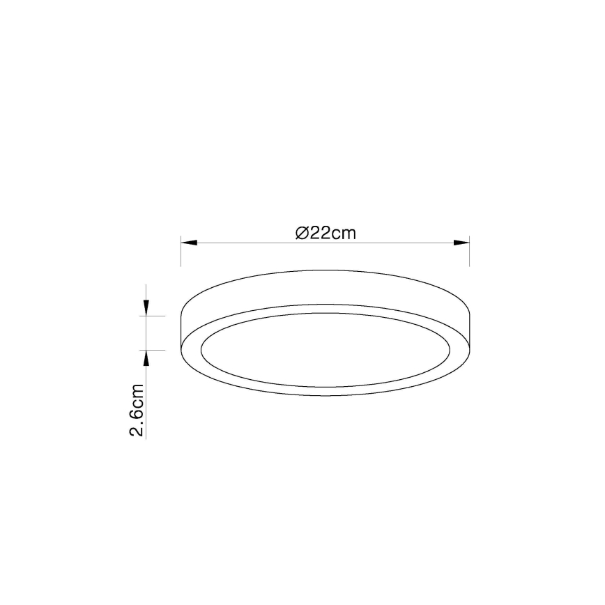 Globo  - LED Reguliuojamas lubinis vonios šviestuvas LED/28W/230V