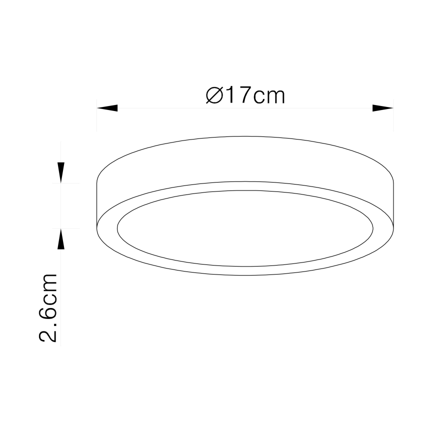 Globo - LED lubinis šviestuvas LED/22W/230V