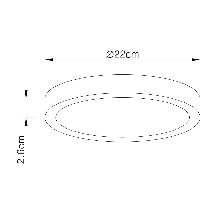Globo - LED lubinis šviestuvas LED/28W/230V