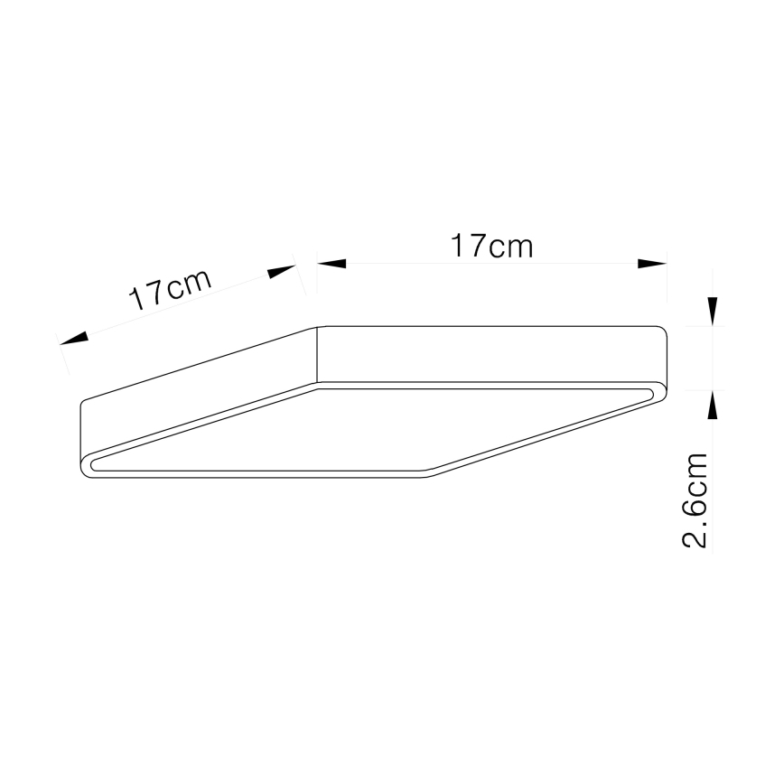 Globo - LED lubinis šviestuvas LED/22W/230V