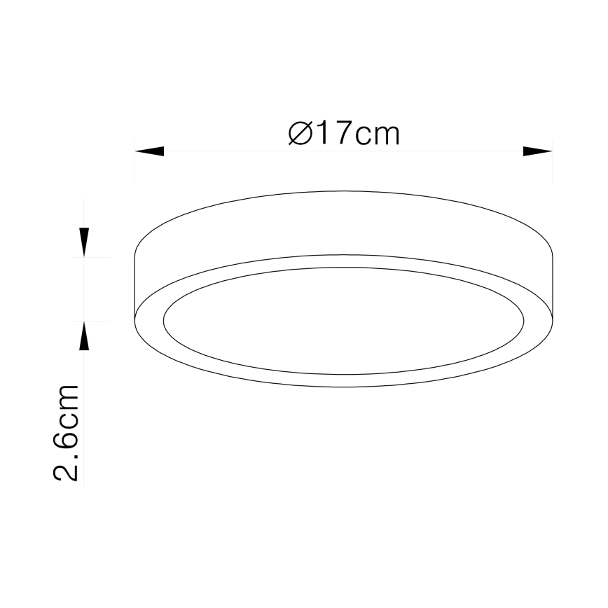 Globo - LED Pritemdomas lubinis šviestuvas LED/22W/230V