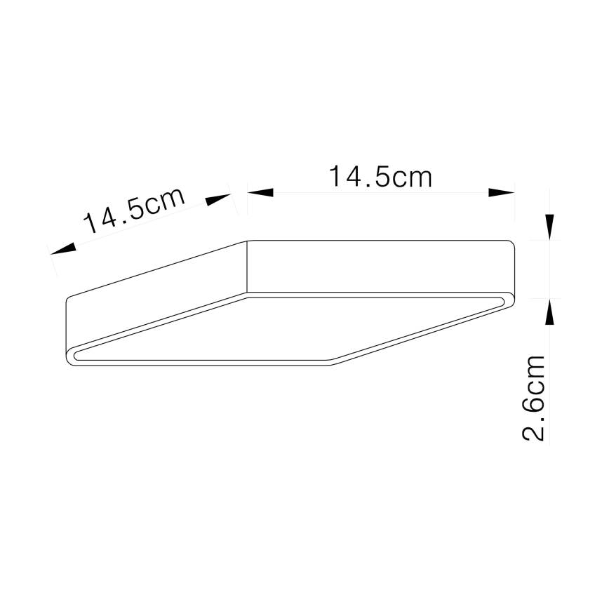 Globo - LED lubinis šviestuvas LED/15W/230V