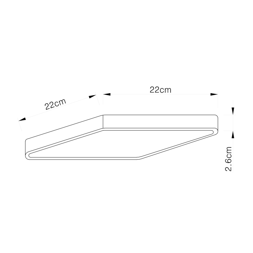 Globo - LED lubinis šviestuvas LED/28W/230V