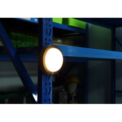 Globo - LED įkraunamas jutiklinis sieninis šviestuvas LED/1,2W/3,7V skersmuo 15 cm 1800 mAh juodas