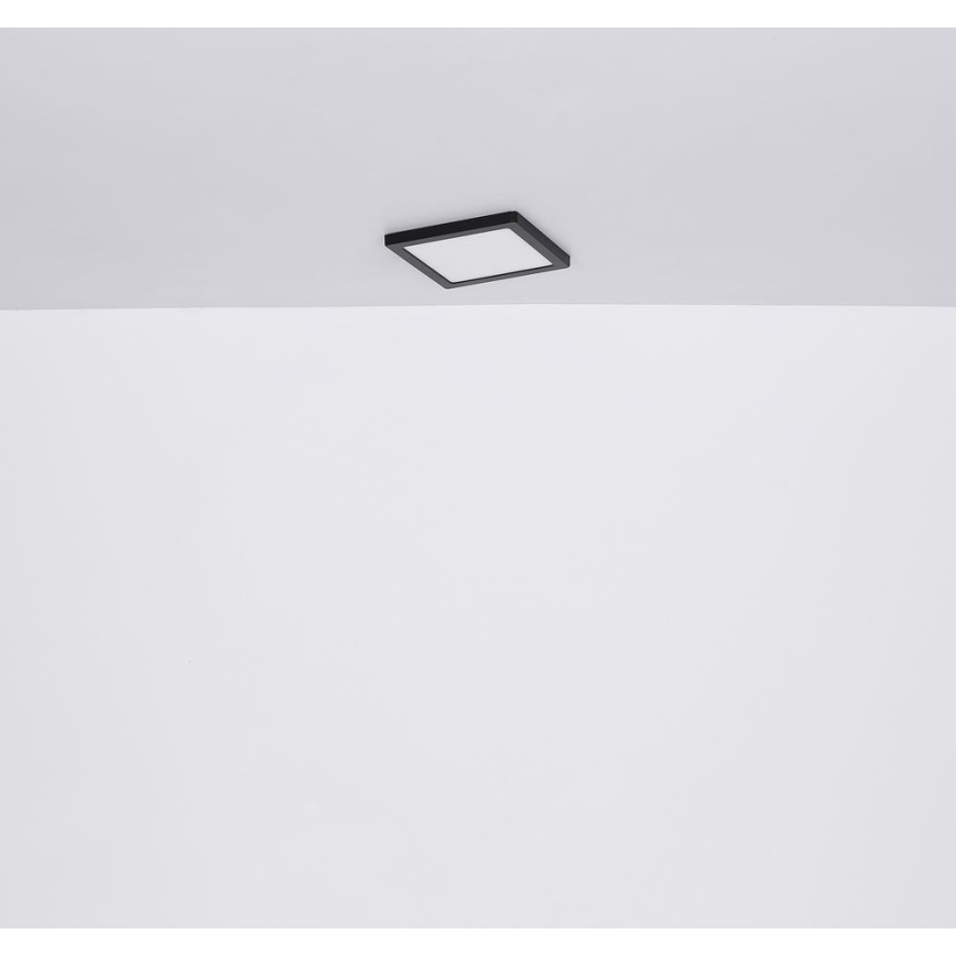 Globo 12380-18B – LED Lubinis šviestuvas LASSE LED/18W/230V 3000/4000/6500K juodas