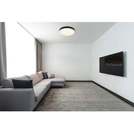 Globo - LED lubinis šviestuvas LED/36W/230V 3000K/4000K/6500K diametras 40 cm juoda